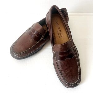 Johnston & Murphy Brown Leather J&M Flex Penny Loafers Men’s Size 8.5